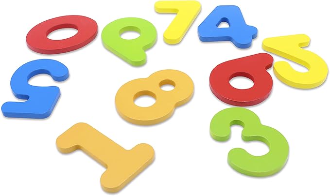 Aile Wooden Preschool Learning Number Puzzles Toys for Kids Age 2-4, Educational Toys