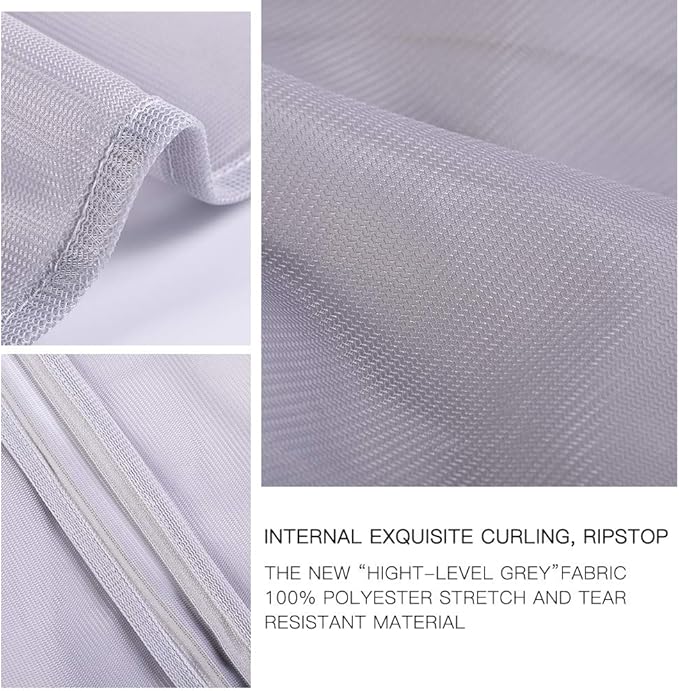 Kimmama Laundry Bag Mesh Wash Bags, Washing Machine Wash Bag, Net Washer Sack with Zipper, Dryer Pouch for Cleaning and Drying Cloths, Garment, Delicates, lingerie, Suit, Bra, Pant, Sock, Small Toys