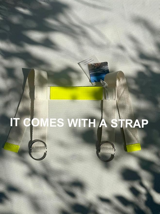 4’9” x 6’3” White Lightweight Water-Resistant Canvas Mat – Picnic, Outdoor, Beach, Park, Camping, Toy Mat