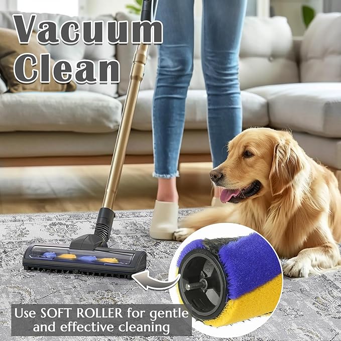 jinchan 9x12 Area Rugs for Living Room - Machine Washable Vintage Floral Distressed Design Stain Resistant Carpet Low Pile Non-Slip Large Rug for Bedroom Dining Room Home Office (9‘x12',Grey)