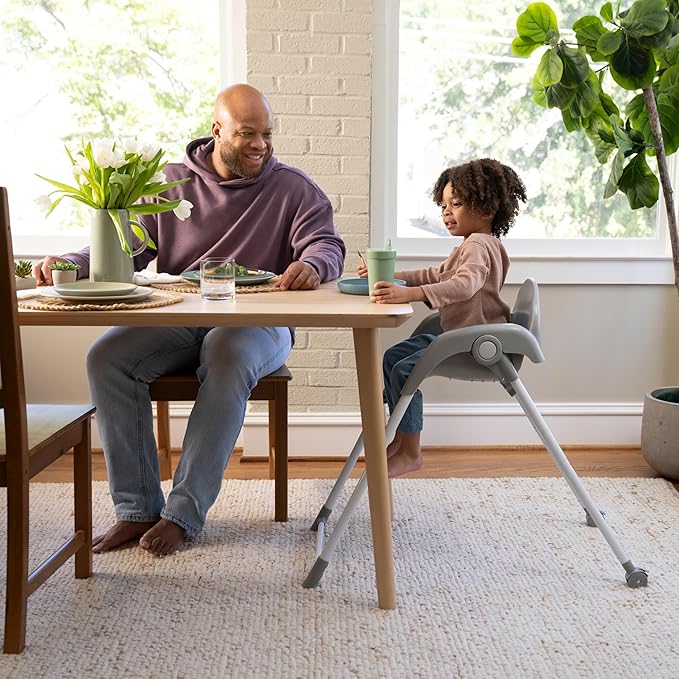 Ingenuity Trio Foldaway 6-in-1 Baby High Chair, 6 Ways to Use, Toddler Chair, Foldable Legs, 6M-5Y - Endless Blooms