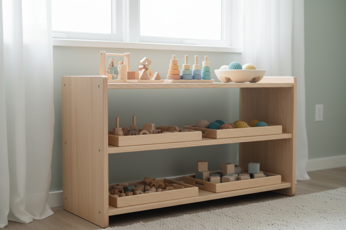 How to Set Up a Montessori Shelf at Home for Babies