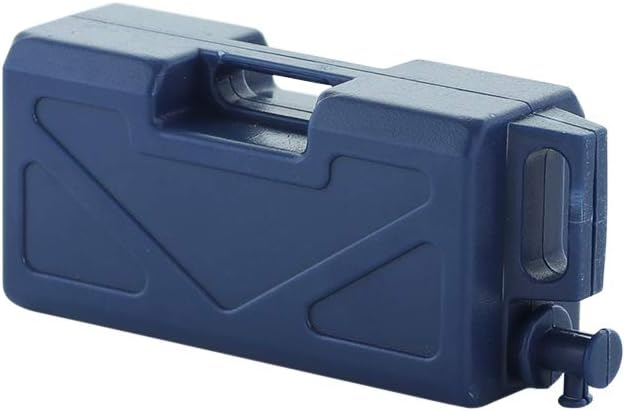 5PCS Plastic RC Mini Tool Set/Fishing Box/Medical Chest/Refrigerator/Fuel Tank/Tool Case Compatible with traxxas TRX4 Axial SCX10 1/10 1/8 RC Crawler Climbing Car Simulation Decoration(Blue)