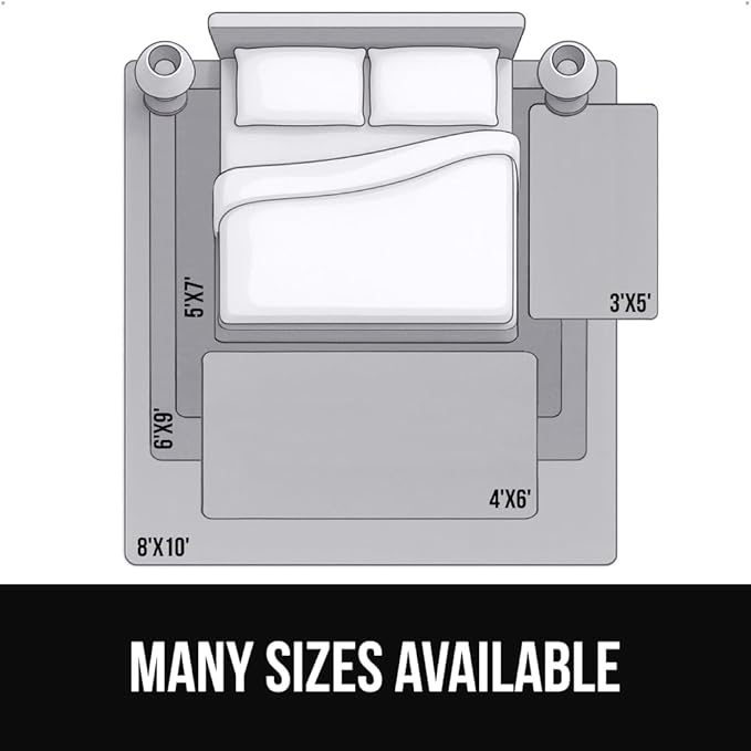 GORILLA GRIP Ultra Soft Washable Area Rug, Stain and Slip Resistant Plush Thick Carpet for Bedroom Living Room, No Shed Floor Rugs, Pet Friendly, Dorm Essentials, Kids Nursery Home Decor, 3x5, Ivory