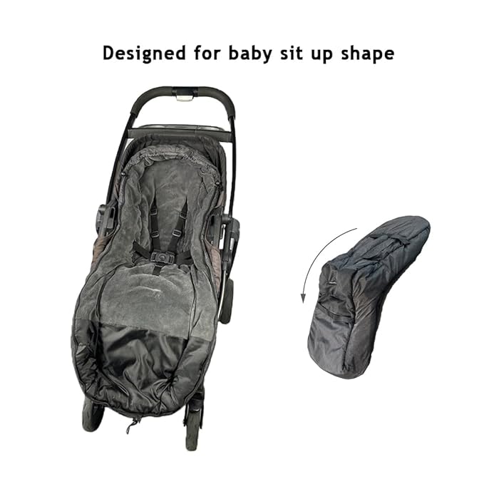 Toddler Stroller Footmuff Cosy Toe Buggy Pushchair Sleeping Bag, Easy Open & Removable Front Piece,Special Design Fits All Travel Gears Perfectly, 6-48M