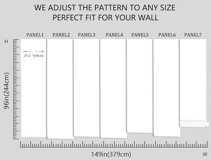 Green Forest Woodland Wallpaper Wall Mural for Nursery Room Girls Room Boys Room(Not Self-Adhesive)