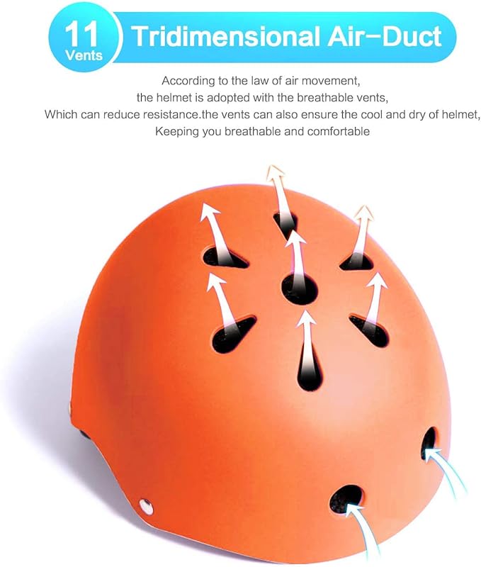 Adjustable Helmet for Ages 3-16 Kids Toddler Boys Girls Youth,Protective Gear with Elbow Knee Wrist Pads for Multi-Sports Skateboarding Bike Riding Scooter Inline skatings Longboard Roller Skate