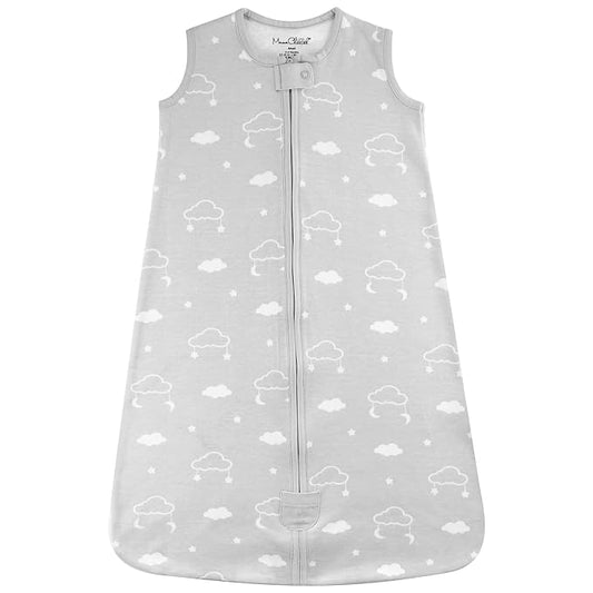 Baby Sleep Sack 1.0 TOG, Organic Cotton Baby Wearable Blanket with Two-Way Zipper, Swaddle Transition Baby Sleeping Bag, All-Season Sleep Sack for Newborn Infant Toddler Boy Girl, 12-18 Months, 1-Pack