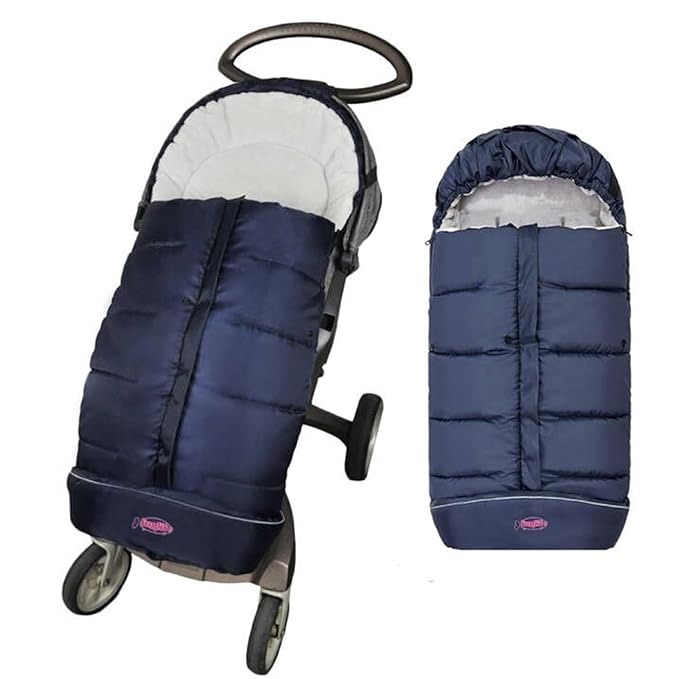 Go 3 Seasons Universal Stroller Footmuff, Warm Winter Bunting Bag for Toddler, Waterproof Sleeping Bag, Anti-Slip Height Adjustable, Winter Blanket