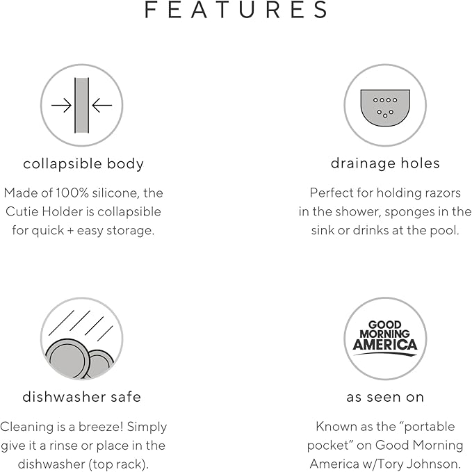 Ryan & Rose Cutie Holder Universal Stroller Cup Holder (Slate)