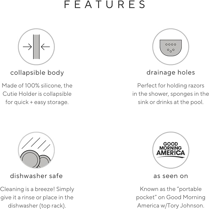 Ryan & Rose Cutie Holder Universal Stroller Cup Holder (Black (3 Pack))