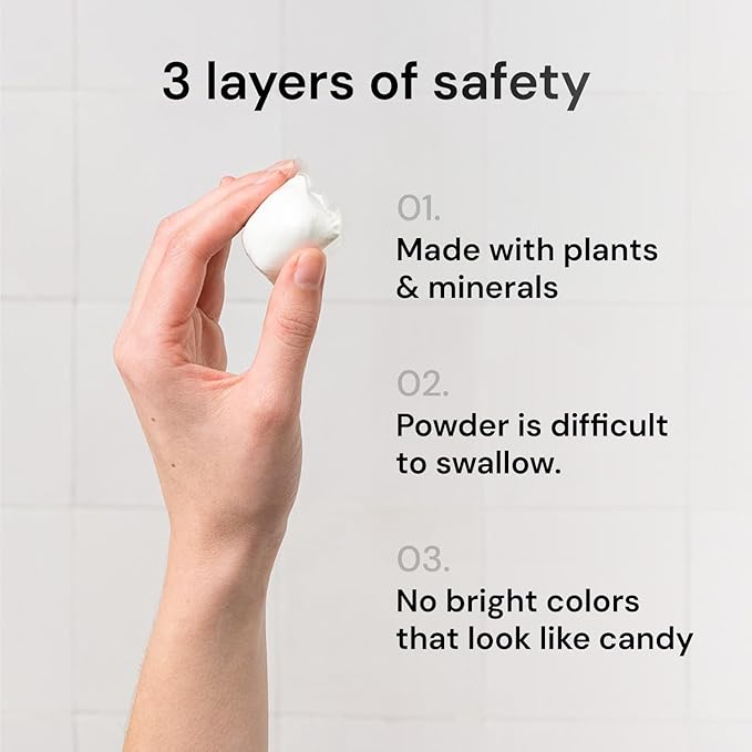 Grab Green 3-in-1 Laundry Detergent Pods, 24 Count, Lavender Vanilla Scent, Plant and Mineral Based, Superior Cleaning Power, Stain Remover, Brightens Clothes