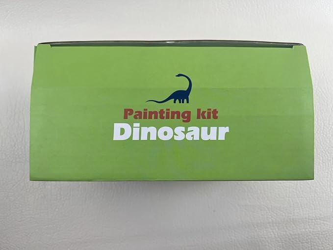 3D Dinosaurs Painting Kit with 12 Dinos for Kids Age 3-15, Arts and Crafts Kits Drawing Toys with Dinosaurs Set Creativity Gifts for Boys and Girls