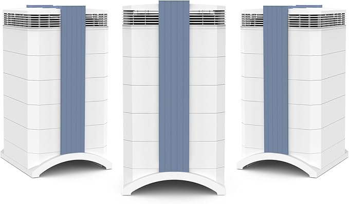 IQAir GC MultiGas XE Air Purifier - 3-Pack – Smart MultiGas Filtration for Spaces up to 3375 sq ft - Chemicals, Odors, VOCs, and Particles, Swiss Made, WiFi Enabled