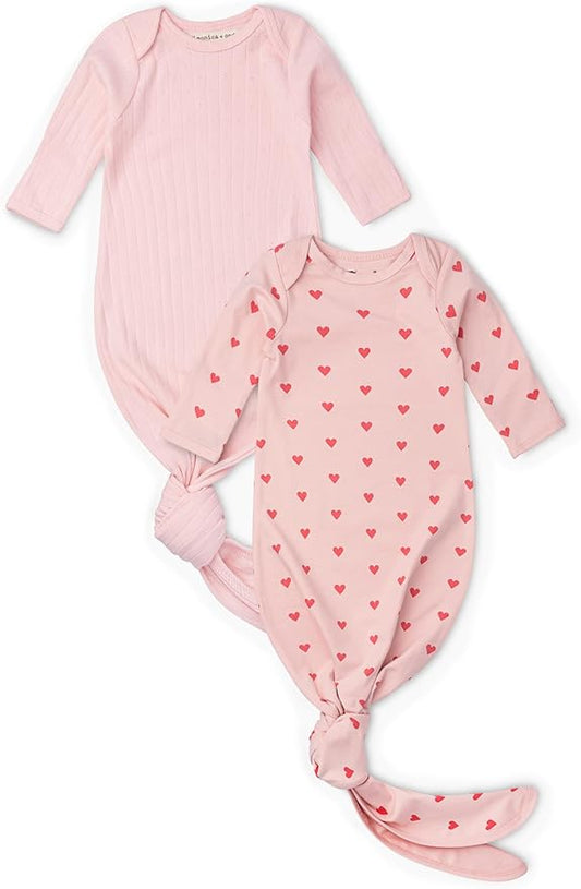 MONICA + ANDY Baby Organic Knot It Gown