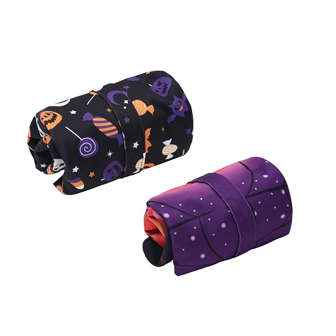 ALVABABY 2pcs Cloth Diaper Wet Dry Bags Waterproof Reusable with Two Zippered Pockets Travel Beach Pool Daycare Soiled Baby Items Yoga Gym Bag for Swimsuits or Wet Clothes 2LM07