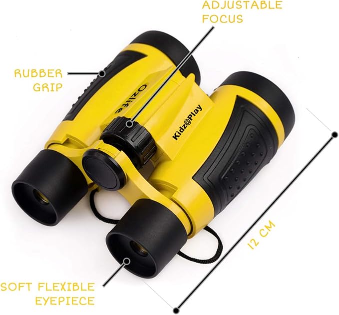 Adventure Kidz Outdoor Exploration Kit, Children’s Binoculars, Flashlight, Compass, Fox Whistle, Magnifying Glass, Backpack. Great Gift Set for STEM, Pretend Play, Ages 3+ Boys Girls