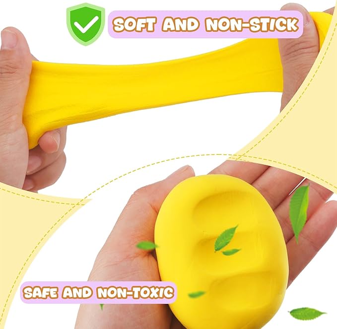 Air Dry Clay Kit - Modeling Clay for Kids 10 Boxes mit Sculpting Tools und Tutorials, Ultra Light & Soft, Safe & Non-Toxic, DIY Model Magic Clay,Creative Crafts Toys Gifts for Girls Boys 3+ Years Old