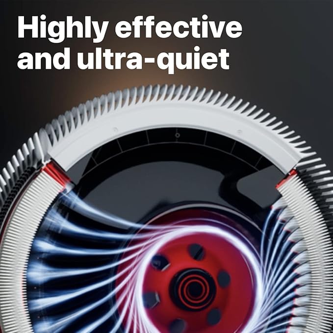 IQAir Atem X Smart Air Purifier for Large Room up to 1650 sq. ft., WiFi App Control, HyperHEPA Filters Wildfire Smoke, Viruses, Bacteria, Allergies, Asthma Triggers, Mold, Made in Germany