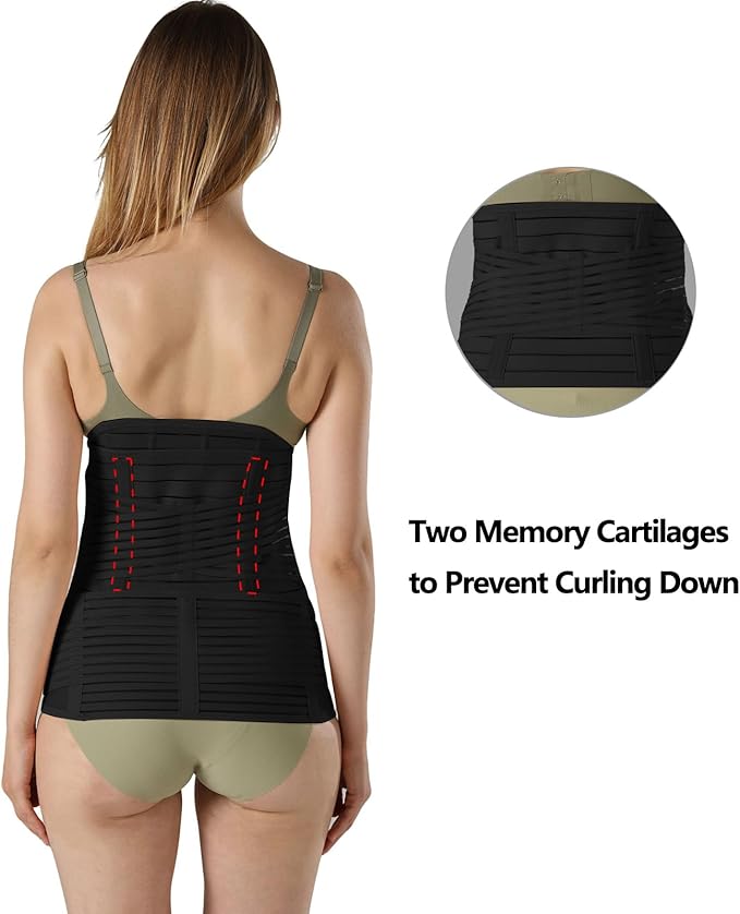 3 in 1 Postpartum Belly Band Post Partum for Women Abdominal Binder Surgery C Section Recovery Stomach Belly Wrap Belt