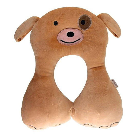 KAKIBLIN Baby Neck Pillow, Upgraded Baby Support Pillow,Head Pillows for Carseat, Newborn Neck Support for Car Seat,Pushchair,Travel(Brown)