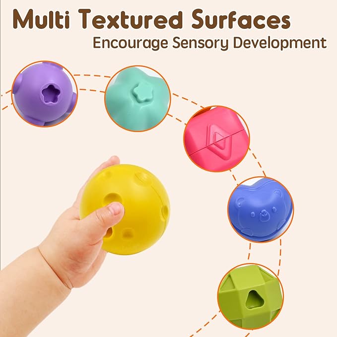 AiTuiTui Multifunction Baby Sensory Activity Cube Toys for 12 18 Months, Shape Sorter Early Learning Educational Interactive Toys for Toddlers 1 2 Year Old Boy Girl, 1st Birthday Gifts
