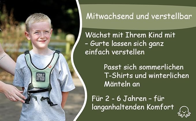Hobbledehoo Safety Harness For Kids & Toddlers Aged 2-7 Years, Child Harness For Walking & Play Autism Safety Awareness
