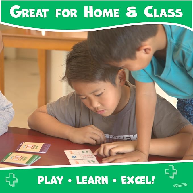 Kakooma JR PowerPack Math Games (Grades K-2) – Set of 3 Fun & Educational Card Games – Perfect for Home Learning, Fact Fluency & Enrichment