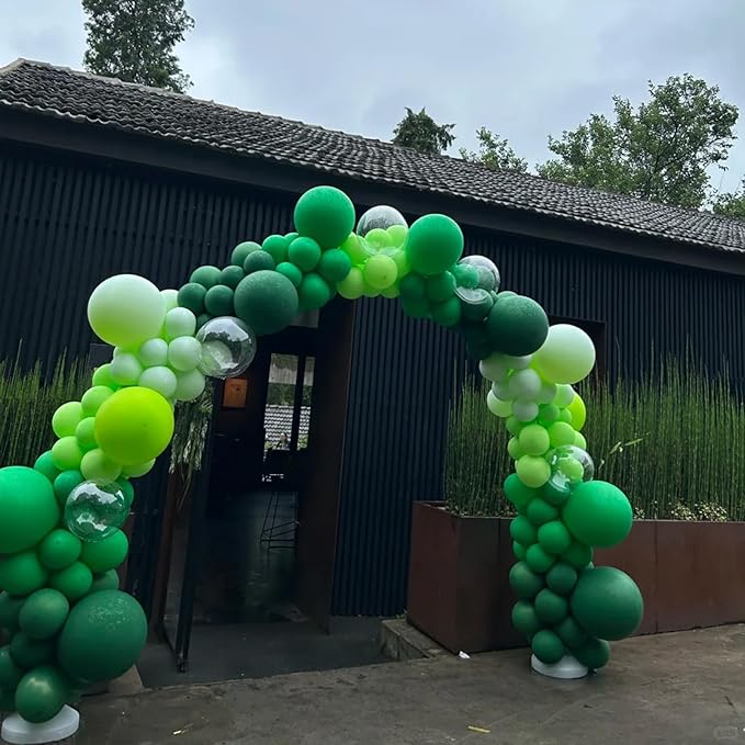 140pcs Dark Green Round Balloons Different Sizes 18 12 10 5 Inch Latex Balloons for Arch Decoration Party Balloon Kit for Graduation Birthday Party Wedding Balloon Baby Shower Decoration