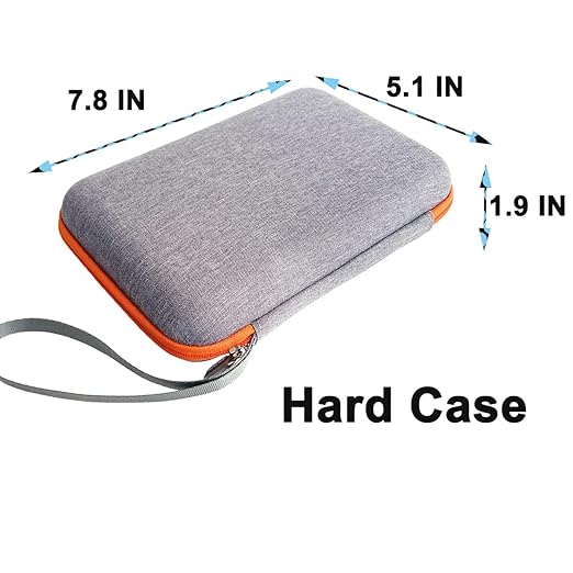 JCHPINE Hard Carrying Case for GiiKER Super Blocks Puzzle Game, Protective Storage Holder for GiiKER Brain Teaser Puzzles Interactive Handheld Game Console Accessories (Orange Case only)