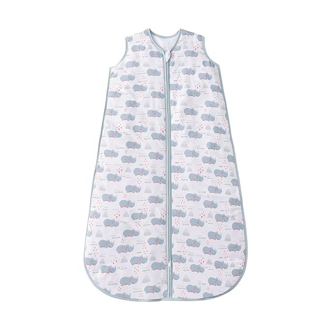 Baby Sleep Sack 2-4 T 95% Rayon from Bamboo 5% Spandex Boys & Girls Wearable Blanket 1.0 TOG Toddler Sleeping Sack 2- Way Zipper X-Large