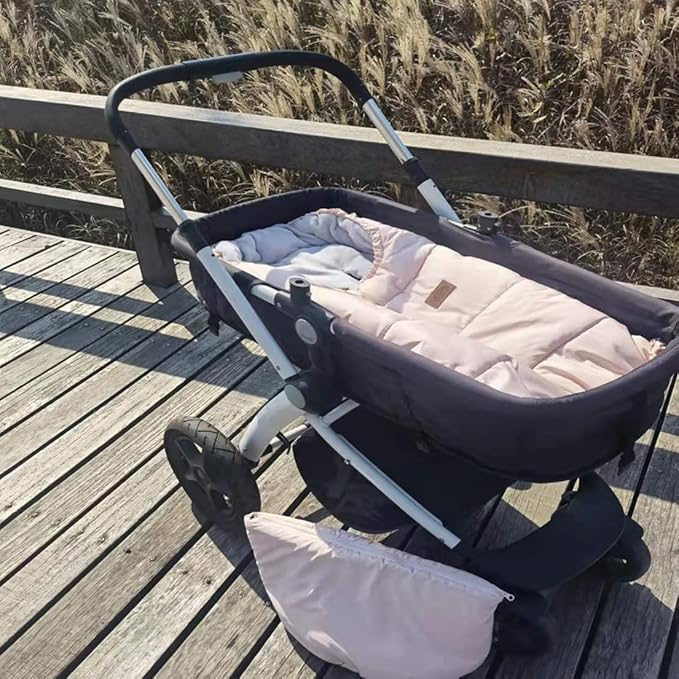 Length Ajustable Waterproof Stroller Winter Cover for All Stroller, XL,Good for Infant to Y5 pre-School Kids