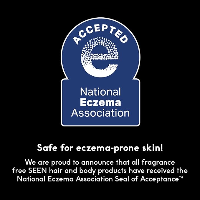 SEEN Shampoo Eco-Refill, Fragrance Free - Non-Comedogenic & Sulfate-Free Hair Shampoo- Dermatologist-Developed - Safe for Sensitive, Eczema & Acne Prone Skin