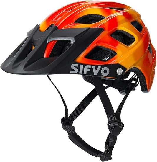 Kids Bike Helmet, SIFVO Kids Helmet 8+ Boys and Girls Bike Helmet with Cool Visor, Bike Helmets for Kids, Youth Bike Helmet Kids Mountain Bike Helmet Lightweight and Sturdy【55-58cm】