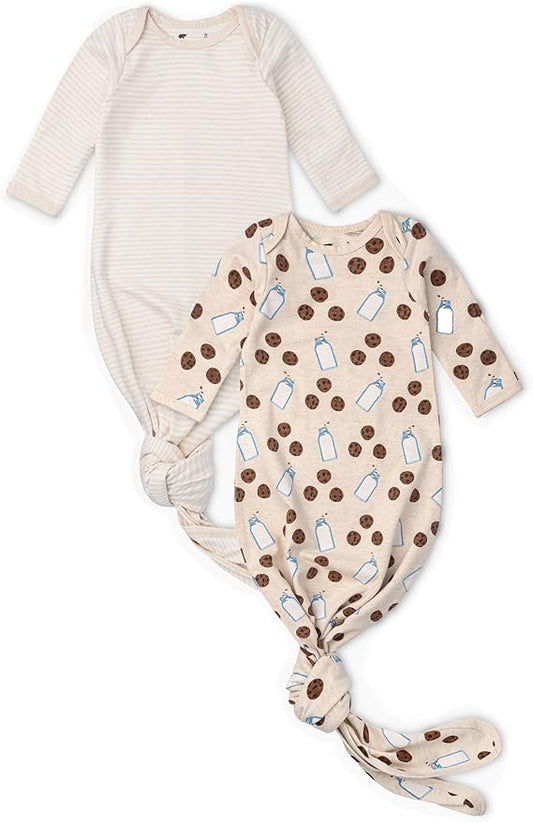 MONICA + ANDY Baby Organic Knot It Gown