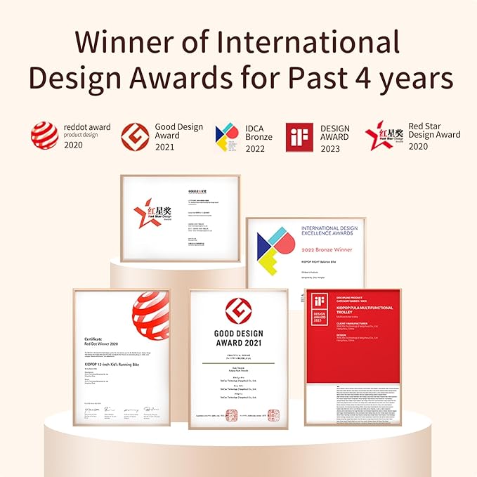 Kidpop PULA 2-in-1 Push and Pull-Along Wagon, Baby Push Walker for First Learner from 7 Month to 4 Year, One Year Birthday Gifts, Sturdy and Safe, Indoors and Outdoors (Blue)