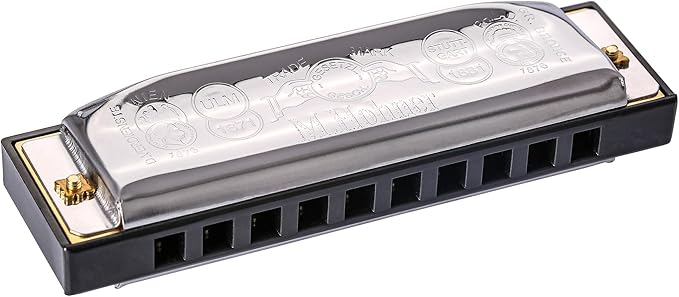 Hohner 560 Special 20 Harmonica - Key of A Bundle with Carrying Case, Key Stickers, Harmonica Beginner Manual, and Austin Bazaar Polishing Cloth