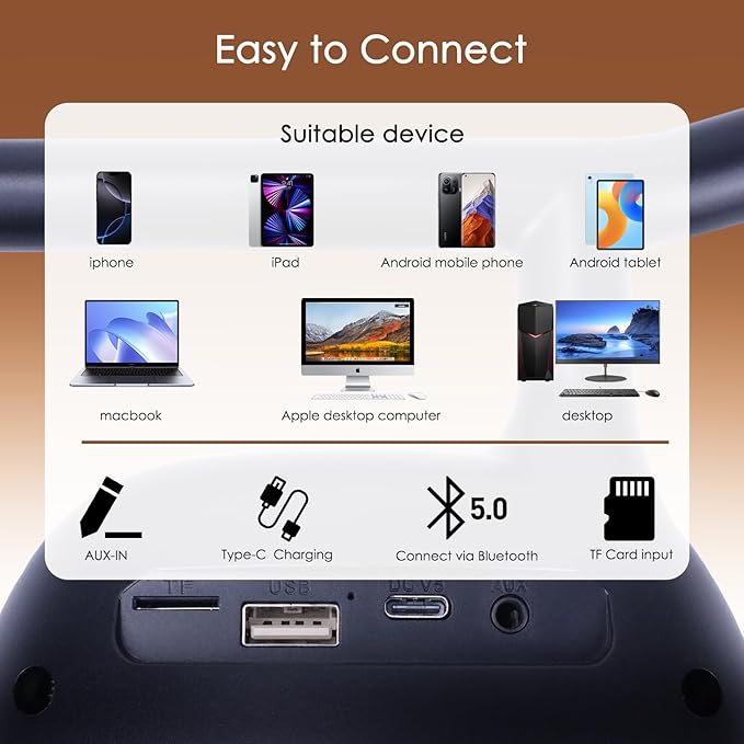 Karaoke Machine for Kids Adults Portable Bluetooth Speaker with 2 Wireless Microphones LED Lights Artistic Design 8-Hour Battery Support Family&Party Choice Fun for All Ages Gifts