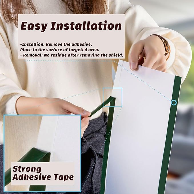 4PCS Baby Proofing Door Finger Pinch Guard Clear Door Jam Shield for Child Safety Finger Pinch Protector Hinge Protectors for Kids/Pet