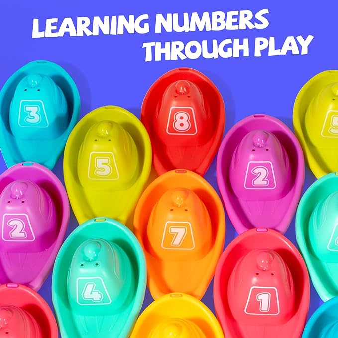 Hely Cancy Mold Free Bath Toys for Toddlers 18 Month