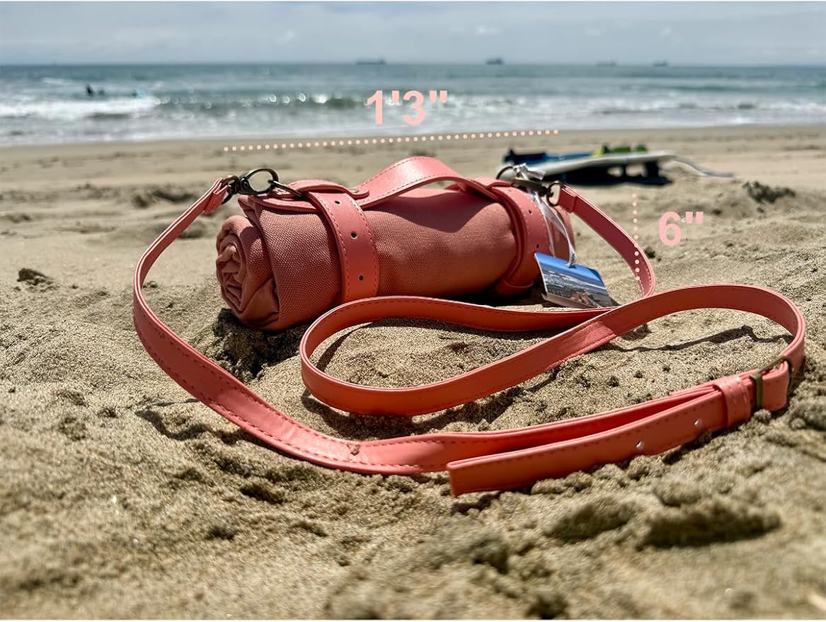 4’9” x 6’3” White Lightweight Water-Resistant Canvas Mat – Picnic, Outdoor, Beach, Park, Camping, Toy Mat