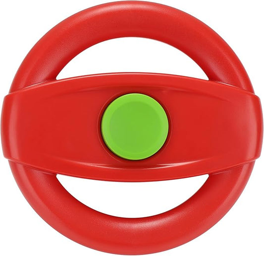 Accmor Stroller Steering Wheel Toy, Pretend Driving Simulated Steering Wheel for Baby Stroller Shopping Carts, Universal Detachable Funny Stroller Shopping Carts Toy Attachment Accessories