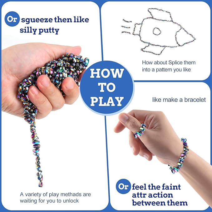 550pcs Putty, Fidget Toys, Fidget Toys Adults ，Sensory Toys，Adults Gifts,Desk Fidgets Toys for Office Stress/Anxiety Relief (550 PCS(Colour))