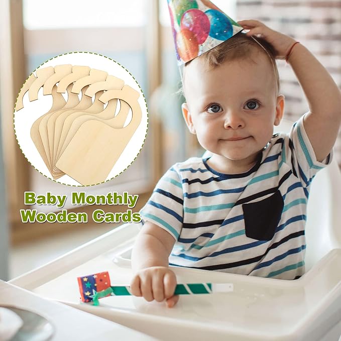 21 Pack Blank Clothing Rack Divider, Wooden Closet Size Divider, Closet Dividers Hanging Closet Dividers for Home Nursery Baby Clothes