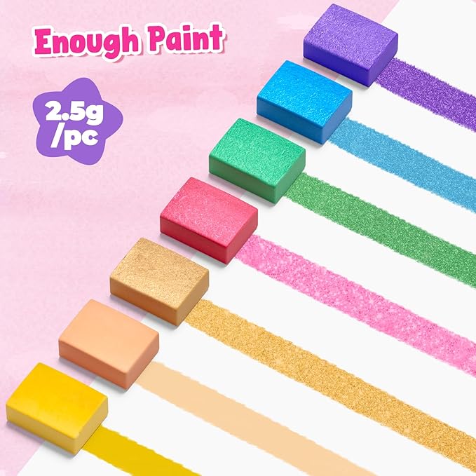 JoyCat Paint with Water Coloring Books, Art & Craft Activity, Princess No Mess Art for Kids Ages 4-8, Craft Kits & Supplies, DIY Creative Activity, Presents for Girls & Boys