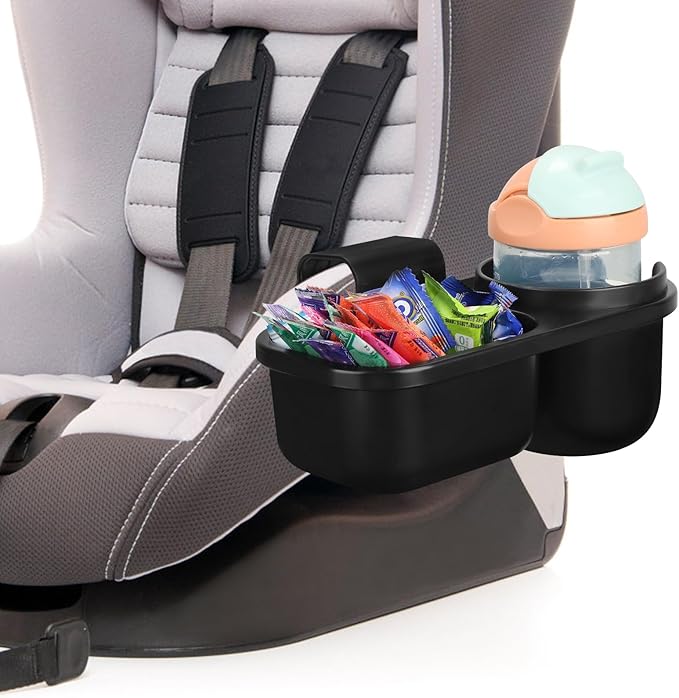Accmor Child Cup Holder Snack Tray for Convertible Car Seats, Universal Child Cup Holder Compatible with Most Baby Car Seat Models
