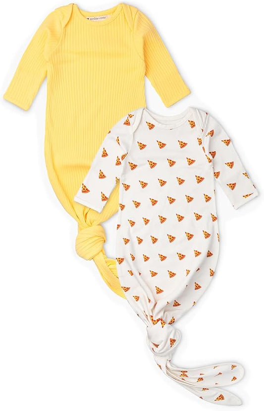 MONICA + ANDY Baby Organic Knot It Gown