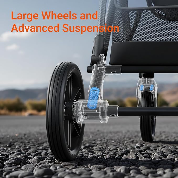 Air Lux Baby Stroller with Carbon Fiber Frame, One-Hand Fold & Reversible Seat, Magnetic 5-Pt Harness, Car Seat Adapter, 15.8lbs, Meteorite