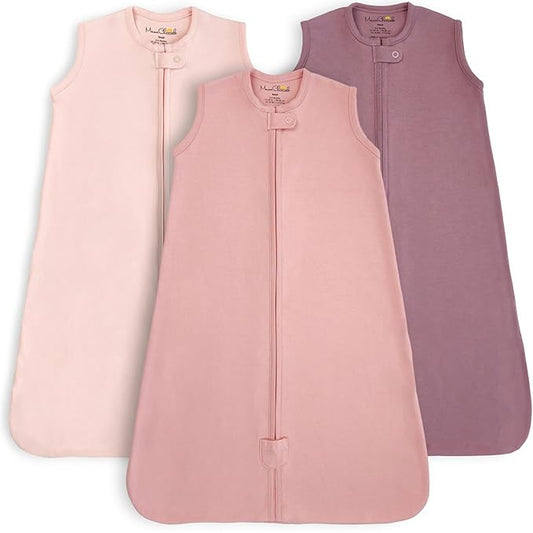 Mama Cheetah Baby Sleep Sack 0.5 TOG, Organic Cotton Baby Wearable Blanket with Two-Way Zipper, Swaddle Transition Baby Sleeping Bag for Newborn Infant Toddler Boy Girl, 0-3 Month