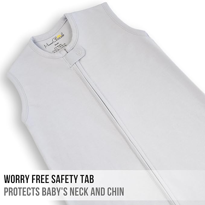 Mama Cheetah Baby Sleep Sack 0.5 TOG, Organic Cotton Baby Wearable Blanket with Two-Way Zipper, Swaddle Transition Baby Sleeping Bag for Newborn Infant Toddler Boy Girl, 24-48 Month